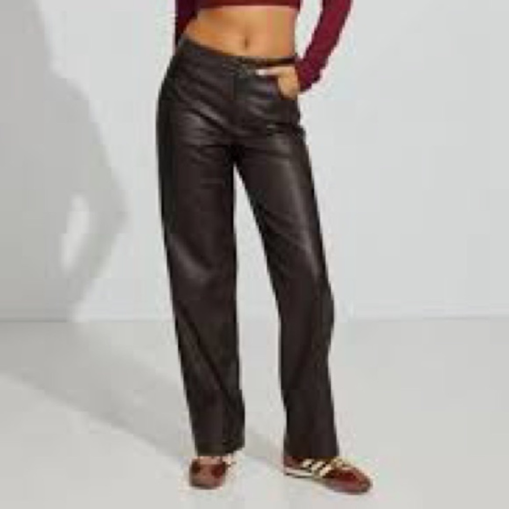 Chic GARAGE Black Leather Pants
